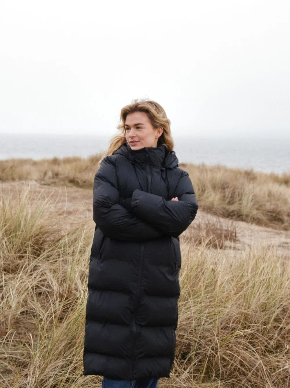 Viviana C Water Repellent Puffer Jacket>Neo Noir Hot