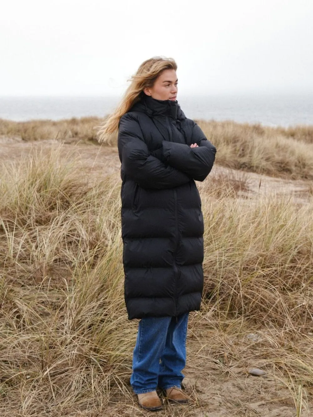 Viviana C Water Repellent Puffer Jacket>Neo Noir Hot