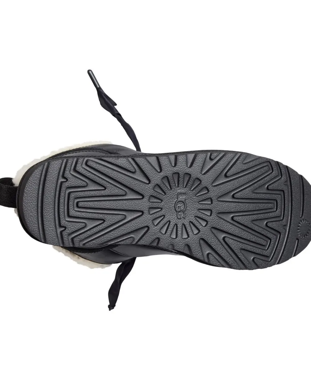 UGG W Lowmel LTHR Black Hot