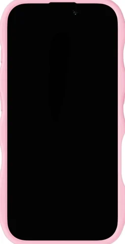 Dame HoldIt Wavy Case iPhone 17 Pink/Transparent