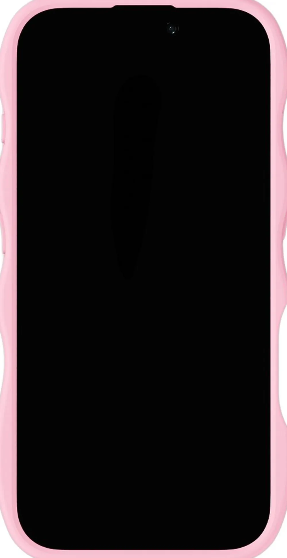 Dame HoldIt Wavy Case iPhone 17 Pink/Transparent