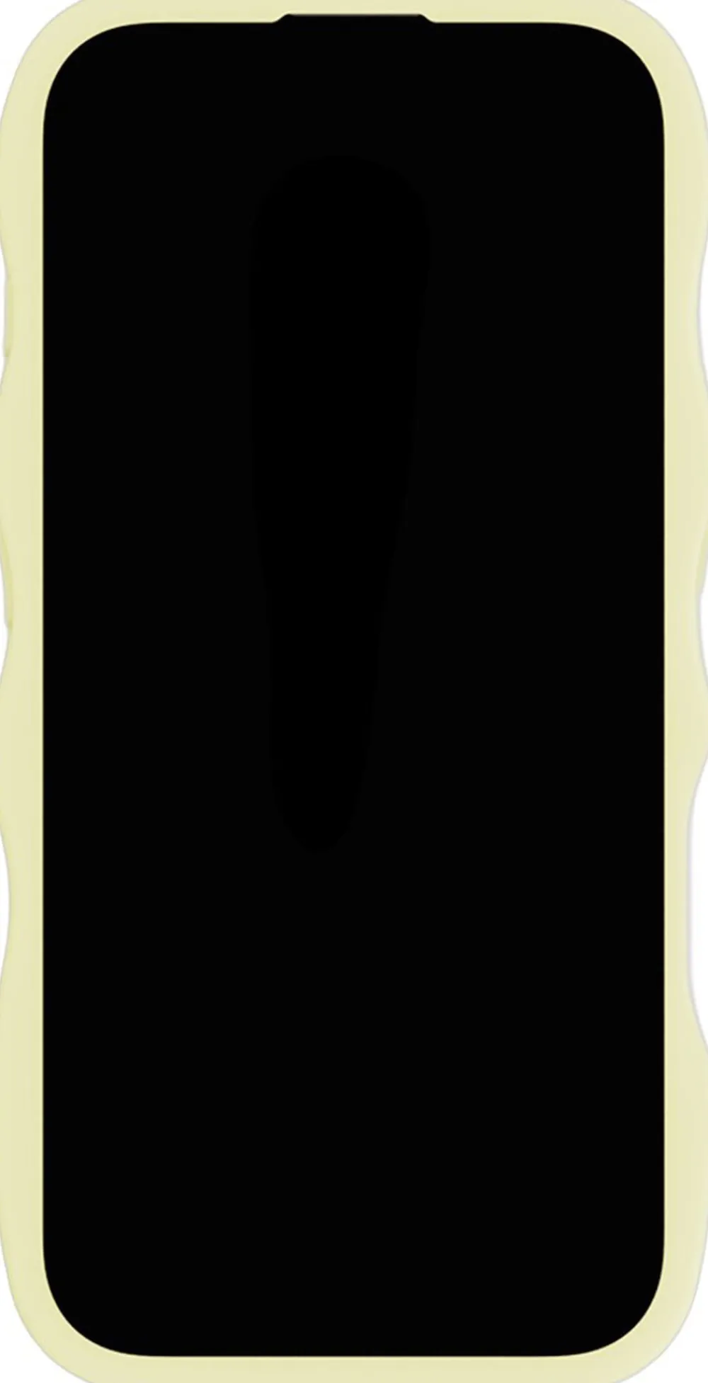 Dame HoldIt Wavy Case iPhone 16 Pro Max Lemonade/Transparent