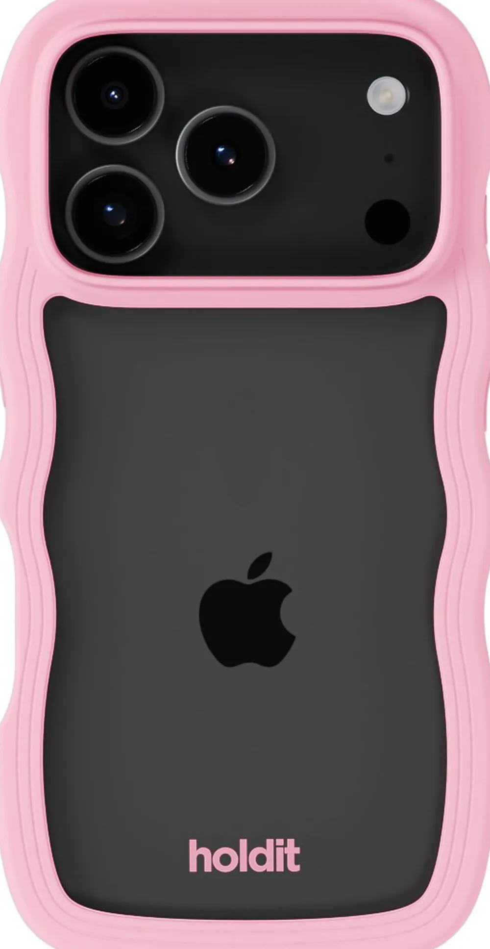 Wavy Case iPhone 17 Pro Max Pink/Transparent>HoldIt Online