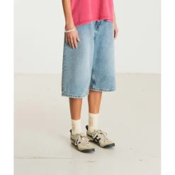 Woodbird WBShan Bermuda Shorts Light blue Outlet
