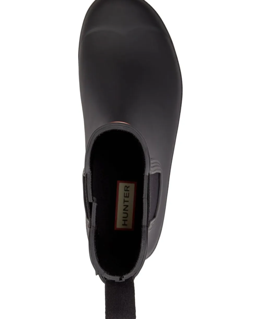 Hunter WOMENS ORIGINAL CHELSEA Black Sale