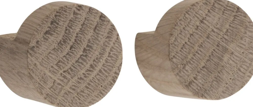Ekta Living Wood knot, Nature, 2 pcs Discount