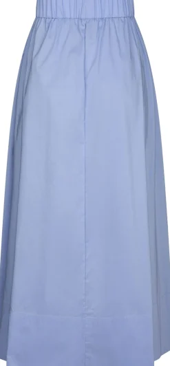 Neo Noir Yara Long Poplin Skirt Sky blue Clearance