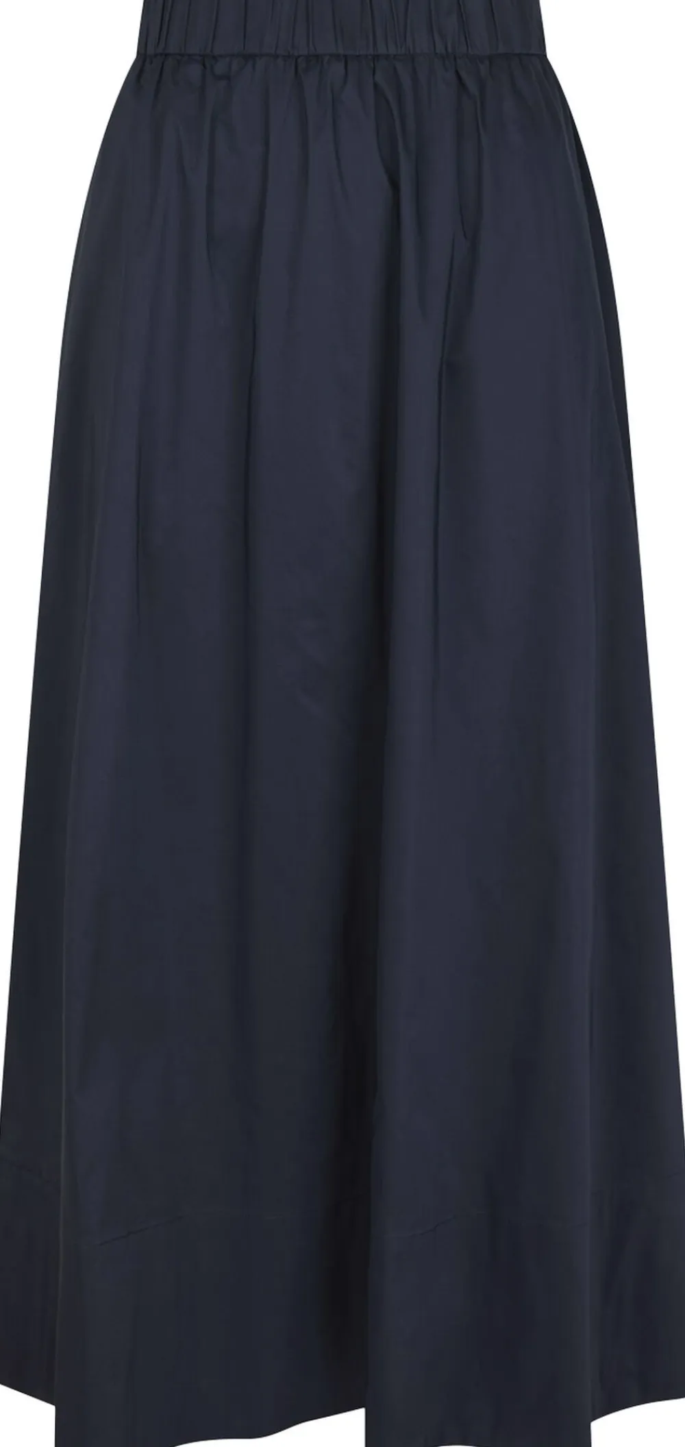 Neo Noir Yara Long Poplin Skirt Navy Outlet