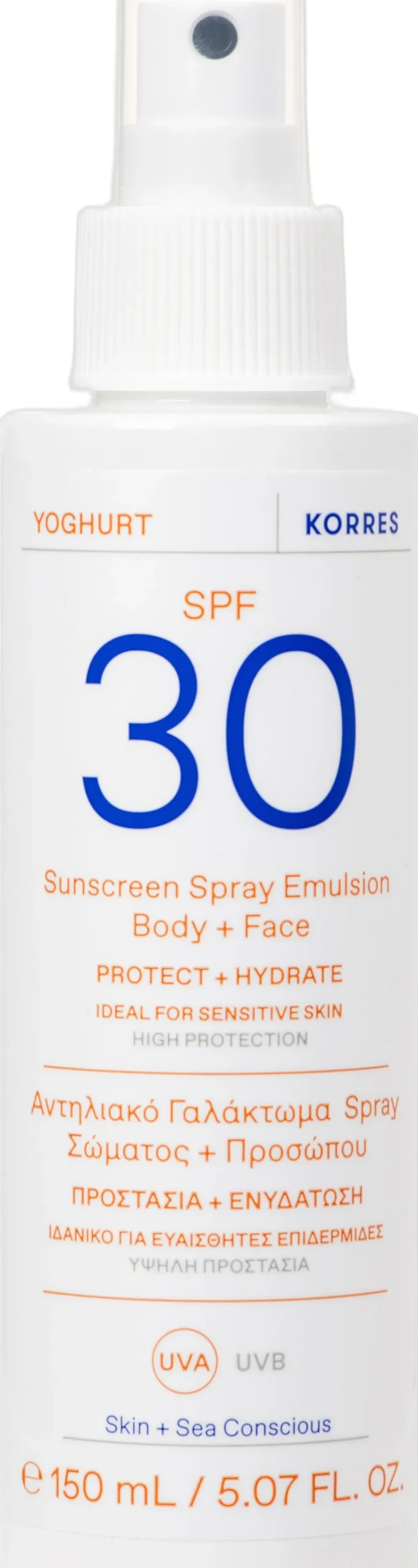 Korres Yoghurt Sunscreen Spray Emulsion SPF 30 Body + Face